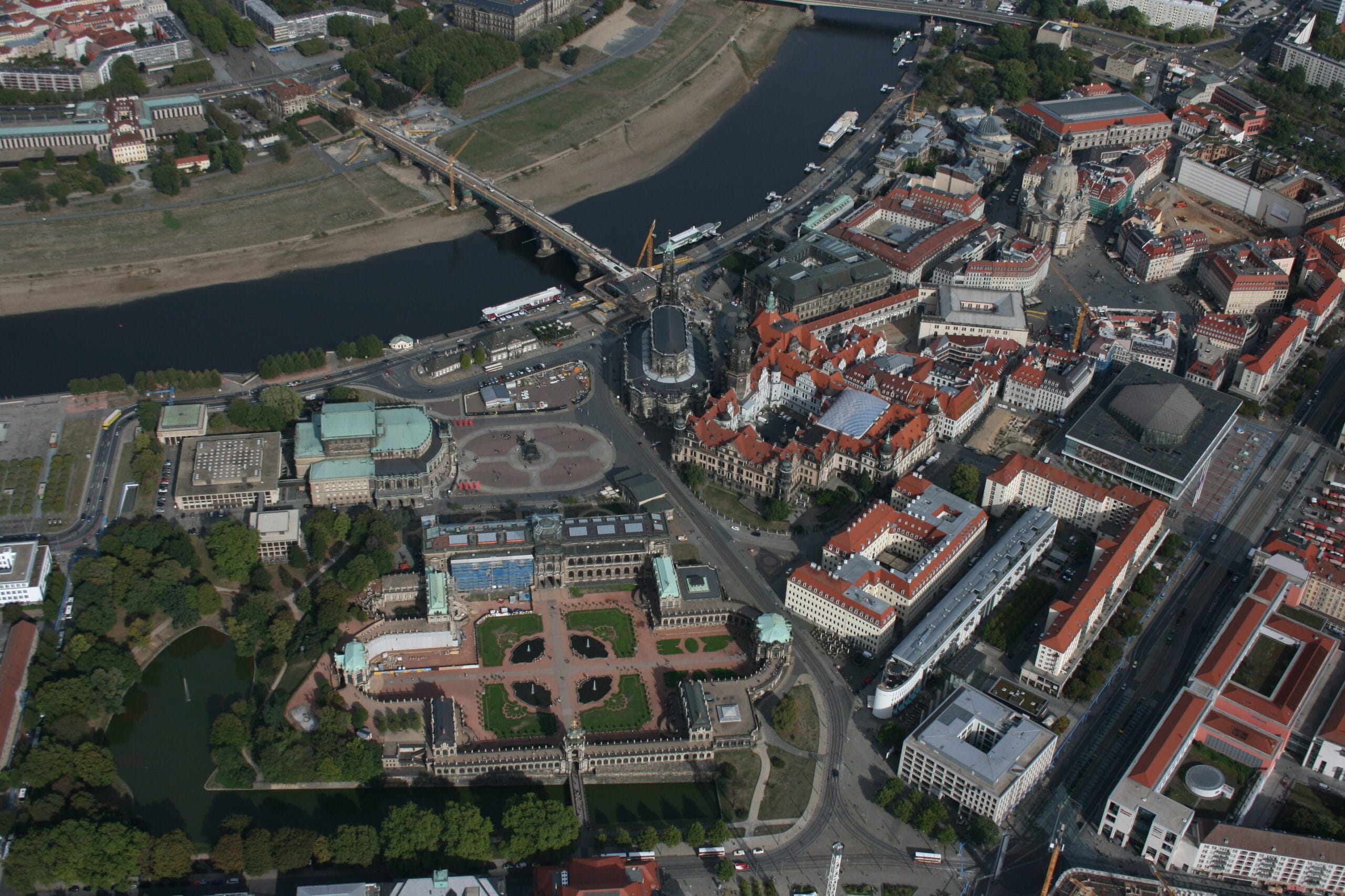 Zwinger, Semperoper und Grünes Gewölbe